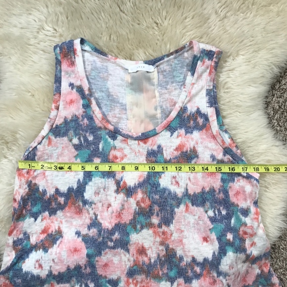 LUSH Floral Vintage Tank Top Bohemian SOFT Ryon - Picture 5 of 8