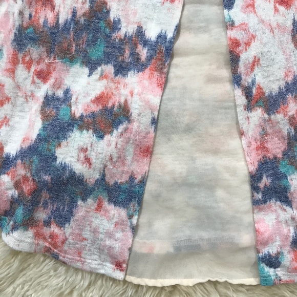 LUSH Floral Vintage Tank Top Bohemian SOFT Ryon - Picture 8 of 8