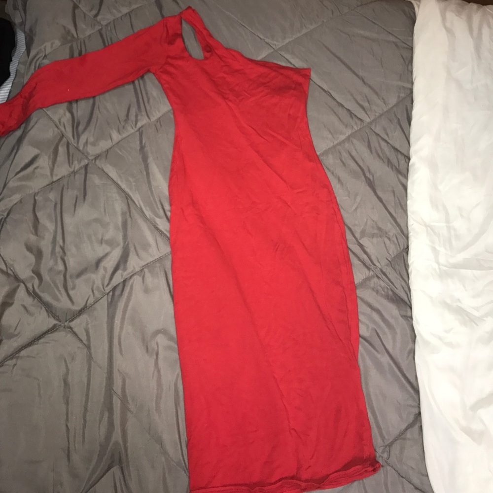 Missguided red dress