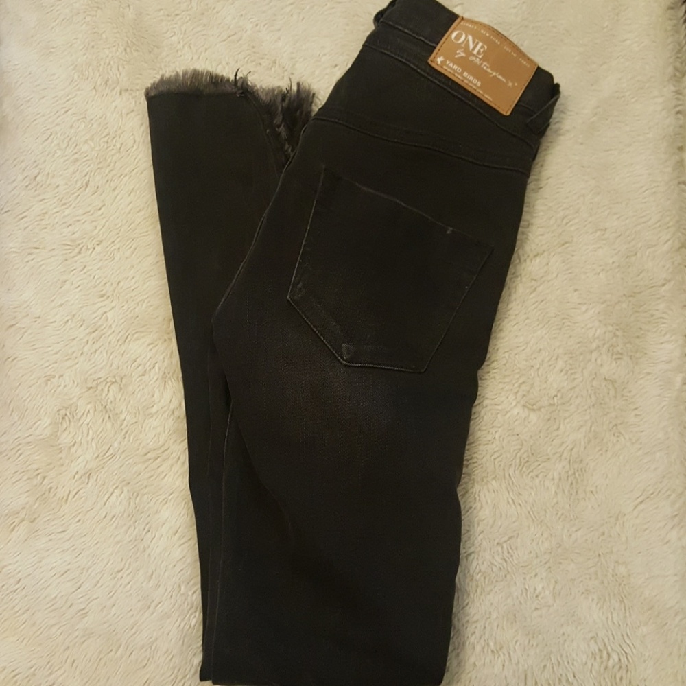 One teaspoon frayed hem skinny