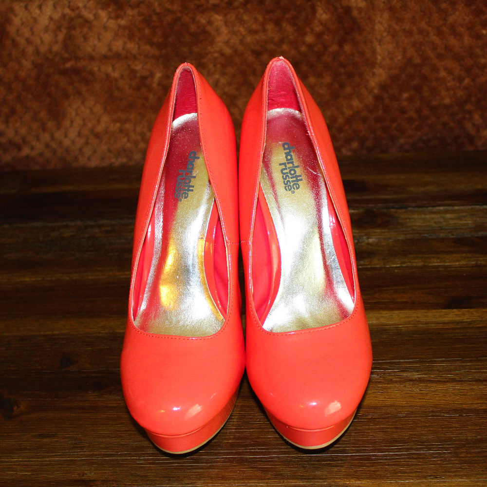 Charlotte Russe coral heels
