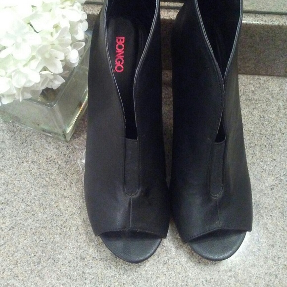 peep toe booties size 11