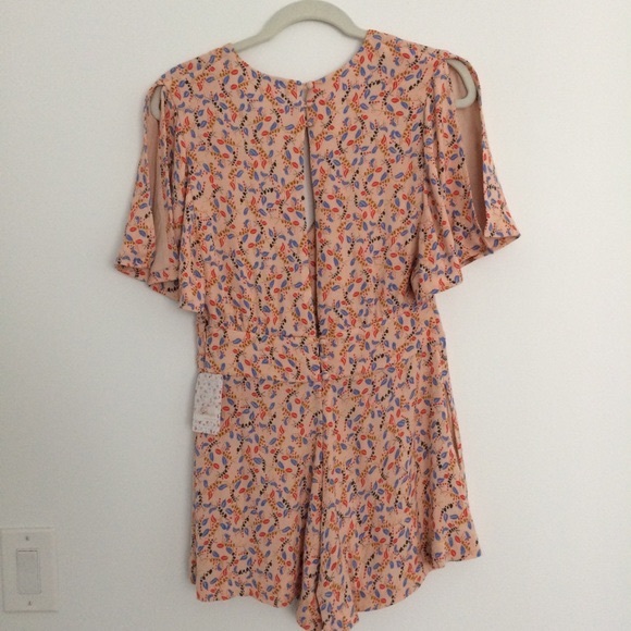 Free People Meet Virginia V- Neck Romper - Picture 4 of 6