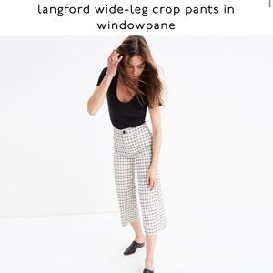 ISO Madewell Langford Pants in Windowpane