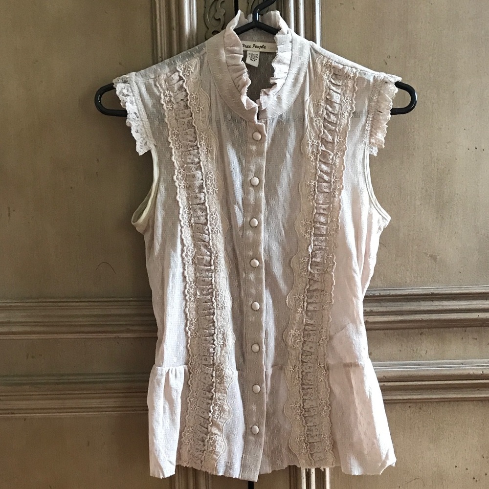 Free People Sleeveless Shirt