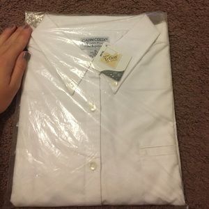 White button blouse Good for uniforms.Never used