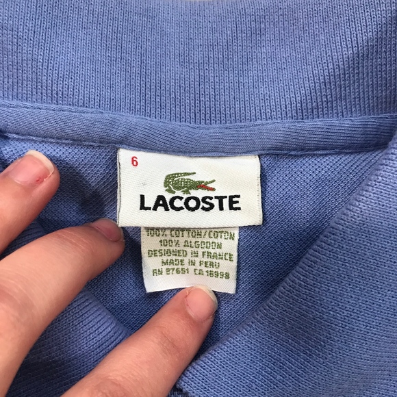 Lacoste Men's Blue Polo Short Sleeve Shirt - Picture 6 of 8