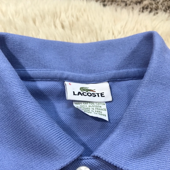 Lacoste Men's Blue Polo Short Sleeve Shirt - Picture 5 of 8
