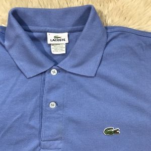 Lacoste Men's Blue Polo Short Sleeve Shirt
