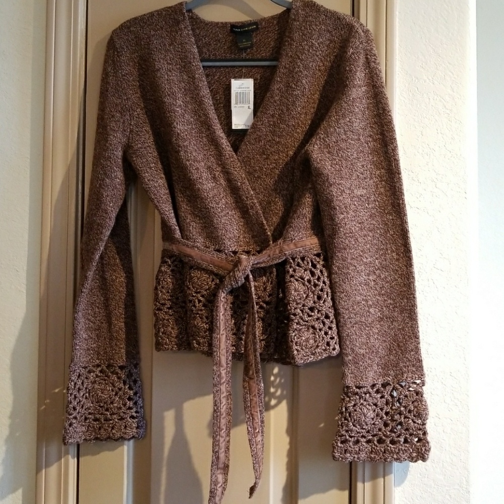 🆕️ ⭐ Grace Diane Lewis -  Front Tie Sweater