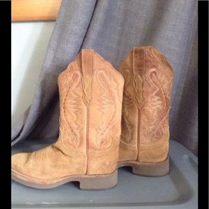 Lucchese 2000 women's leather boots size 8 1/2