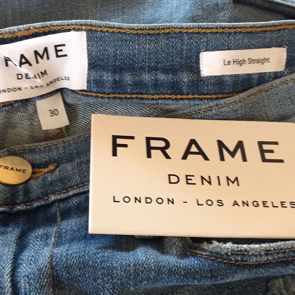 Frame Denim Le High Straight Debs Jeans NWT - Picture 3 of 3