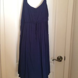 Navy challis sundress - torrid size 3