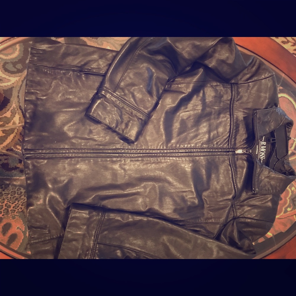 Woman's lamb skin leather jacket