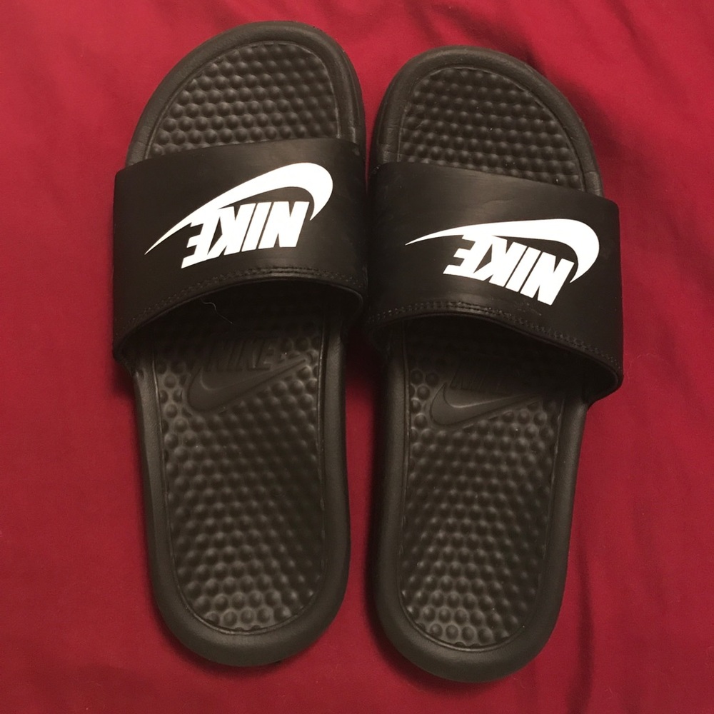 Nike slip on sandals