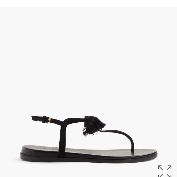 J. Crew T Strap Bow Sandal - Picture 2 of 2