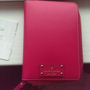 Deep Pink Kate Spade Wellesley Polka Dot planner