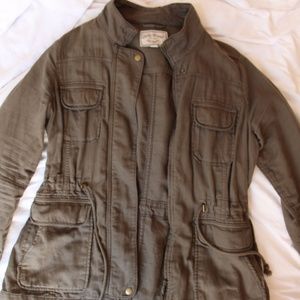 Olive Lucky Brand Anorak