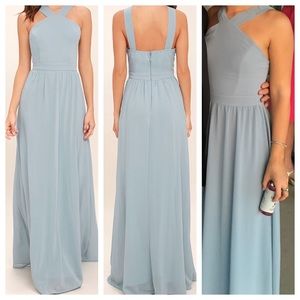 Light Blue Bridesmaid/Formal Dress