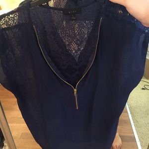 Navy blue blouse