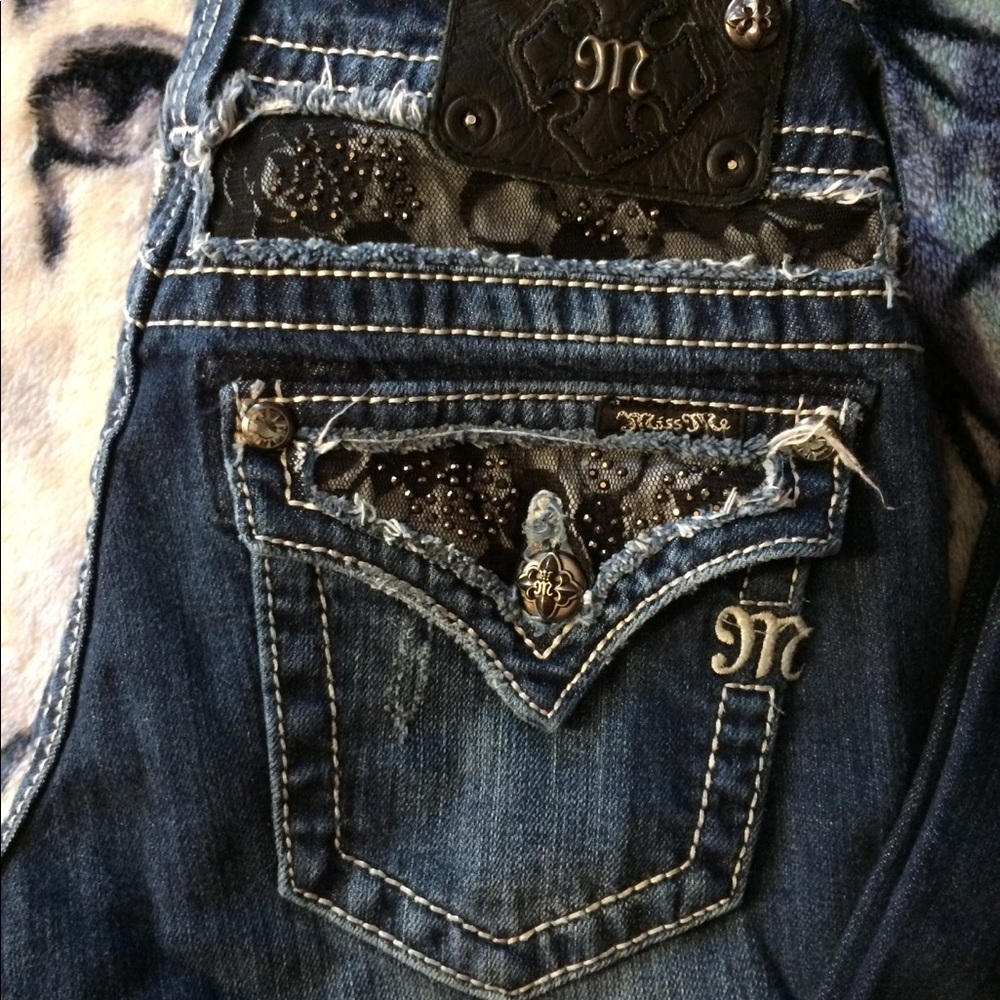 Miss me boot cut jeans size 28