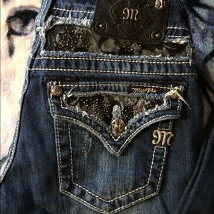 Miss me boot cut jeans size 28