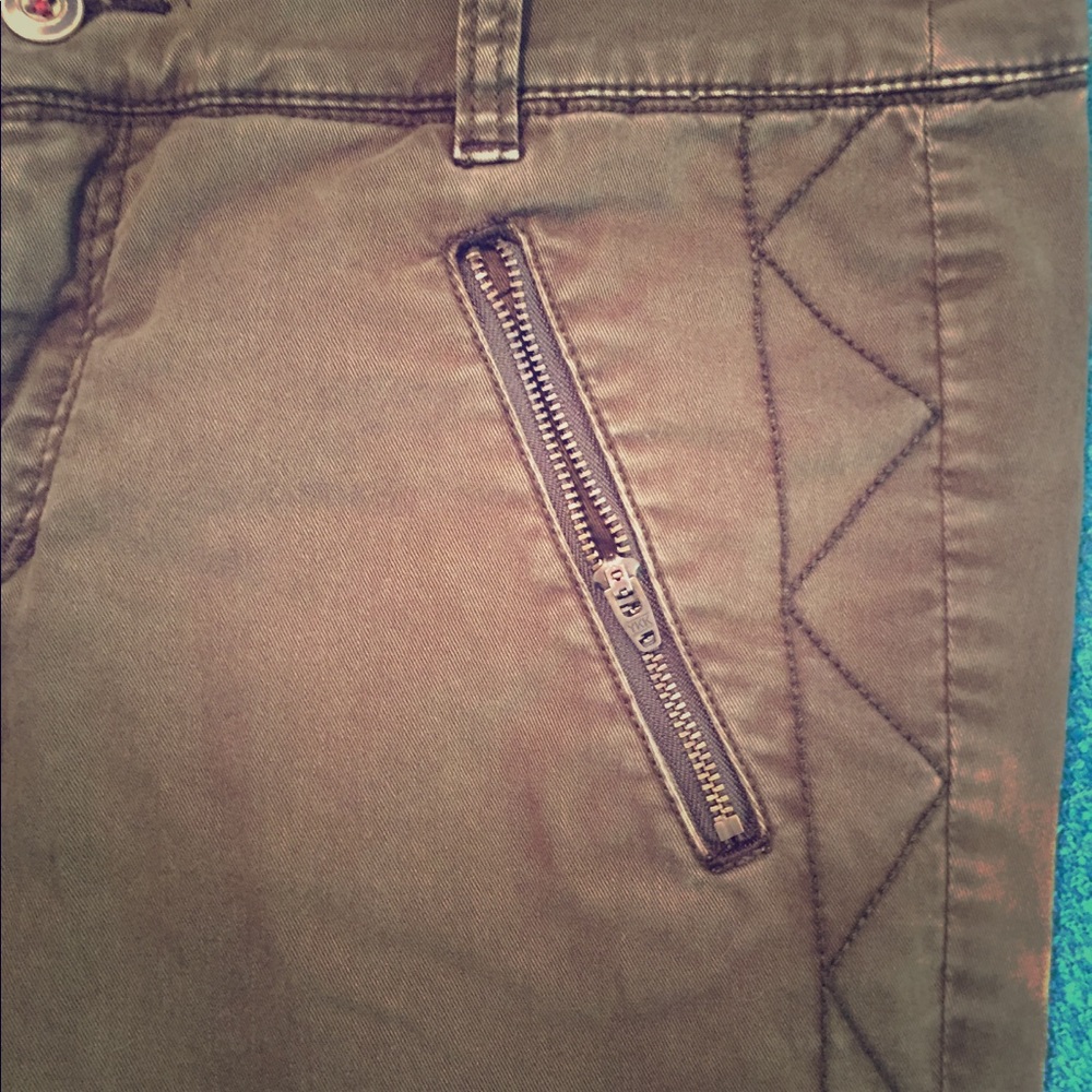 Anthropologie army green Jean .