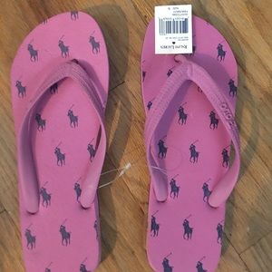 NWT RALPH LAUREN FLIP FLOPS