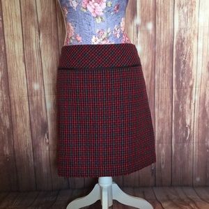 Ann Taylor Loft Plaid Skirt Size 8