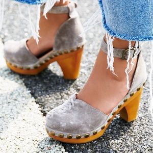 Free People x Jeffrey Campbell Clog Heels
