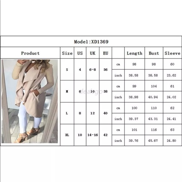 GORGEOUS CLASSY FLOWY CARDIGAN JACKETπ€ - Picture 6 of 8