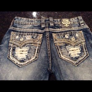 Rock Revival Slim Straight Sz 36