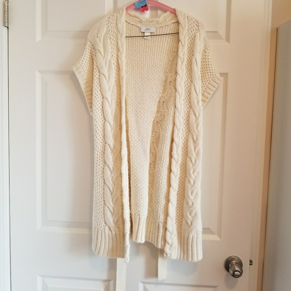 LOFT short sleeve cardigan