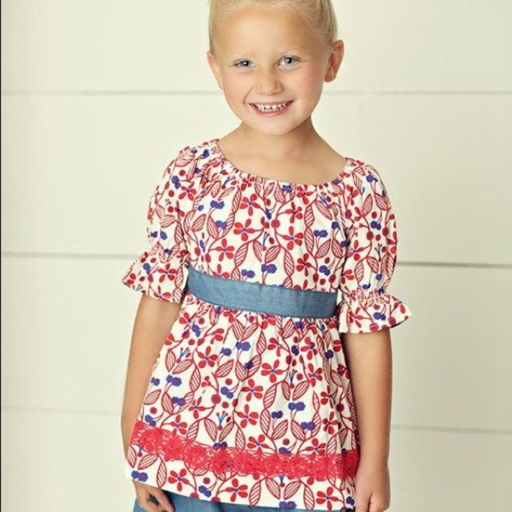 Matilda Jane 12 to 18 month floral top.