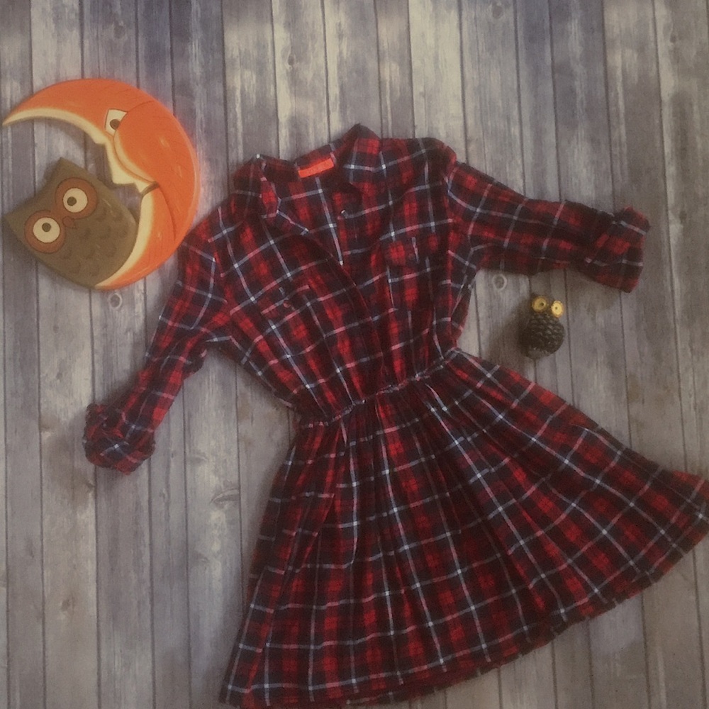 BANJUL Fall Plaid dress