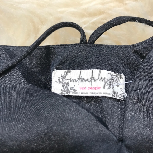 Free People Intimately Black SEXY Tank Top - Picture 2 of 8