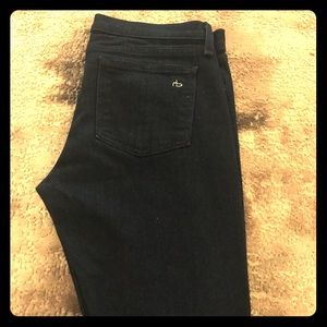 Rag & Bone skinny Blue Jeans - cropped 28
