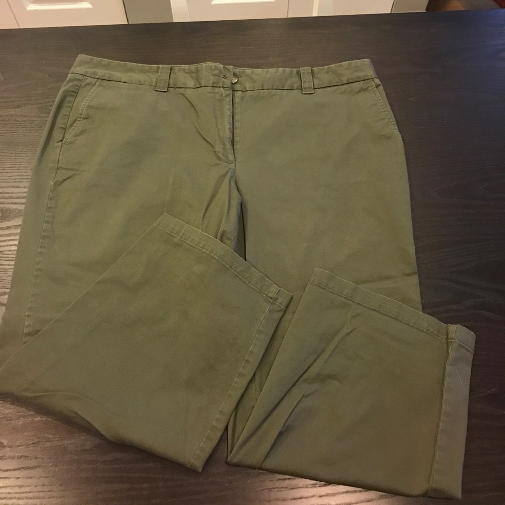 Lands' End cropped pants