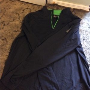 Xersion long sleeve neck zip sports top