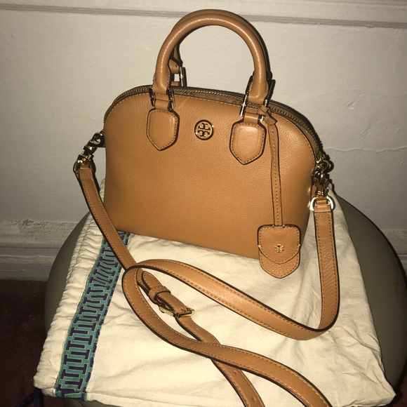 Tory Burch Robinson Pebbled mini Dome satchel - Picture 2 of 7