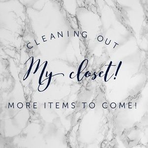 Cleaning out my closet!!