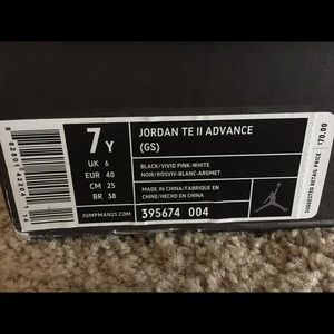 Jordan TE ll Advance shoes