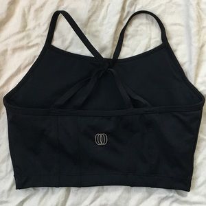 Black Sports Bra - New Without Tags