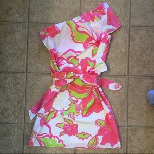 Lilly Pulitzer one shoulder dress