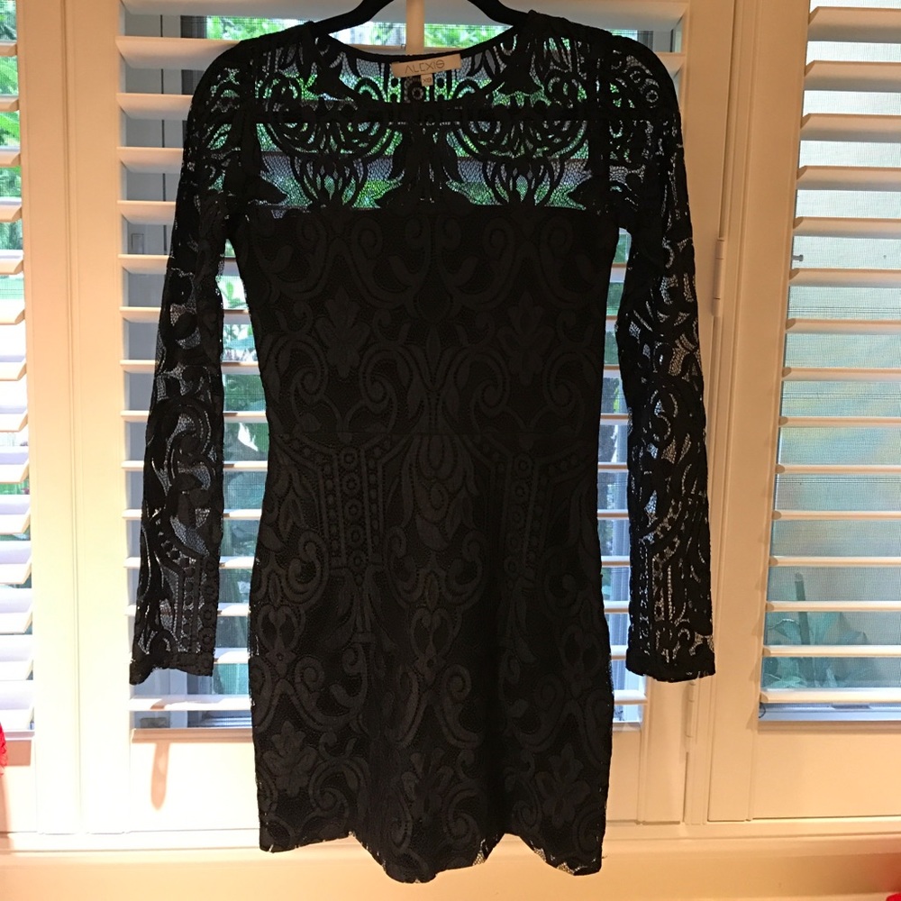 Alexis Black Lace Dress