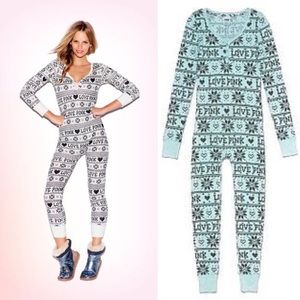 Victoria's Secret PINK Thermal Onesie