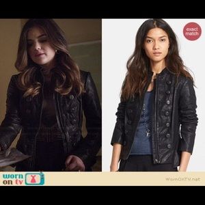Free people military jacket ASO Aria Montgomery