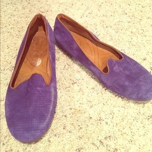 Clarks Indigo Leather Blue Flats