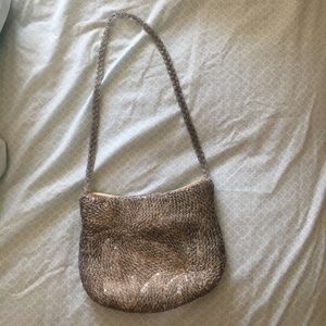 Vintage Silver Mister Ernest beaded handbag