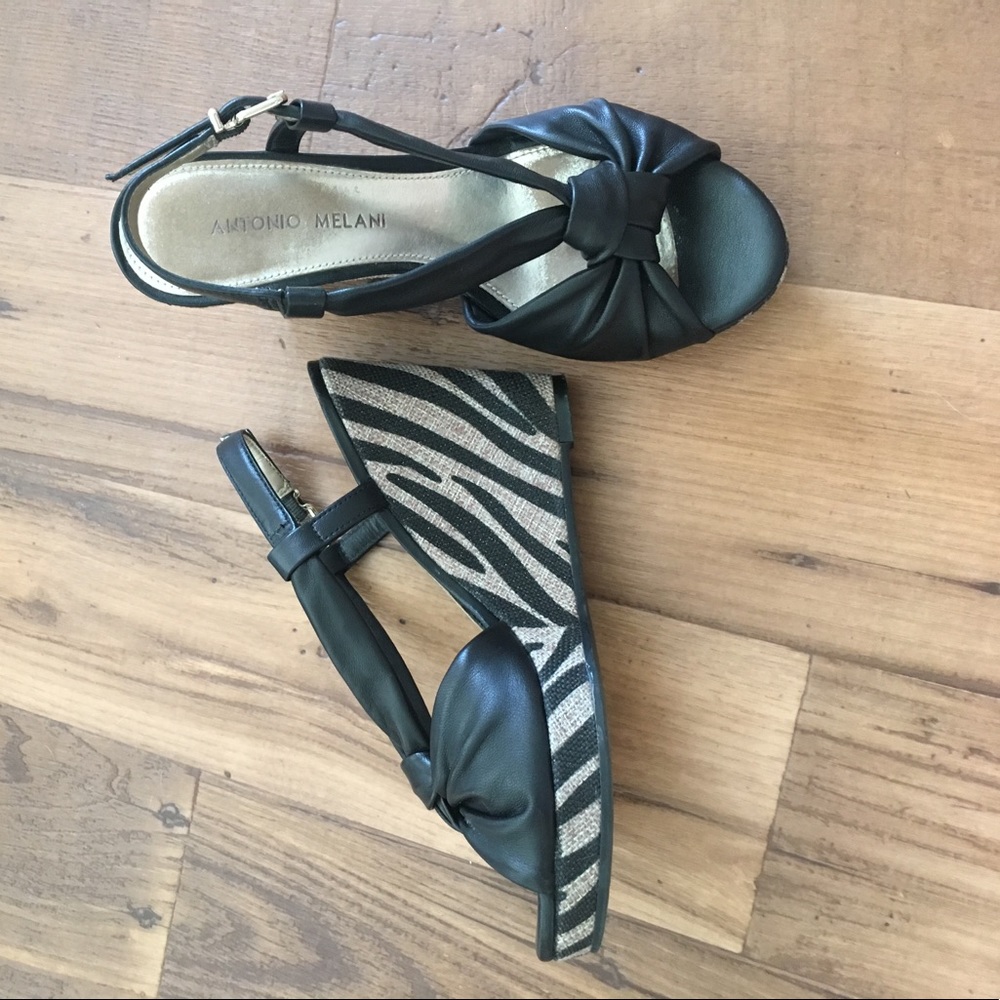 Antonio Melani Zebra Wedges